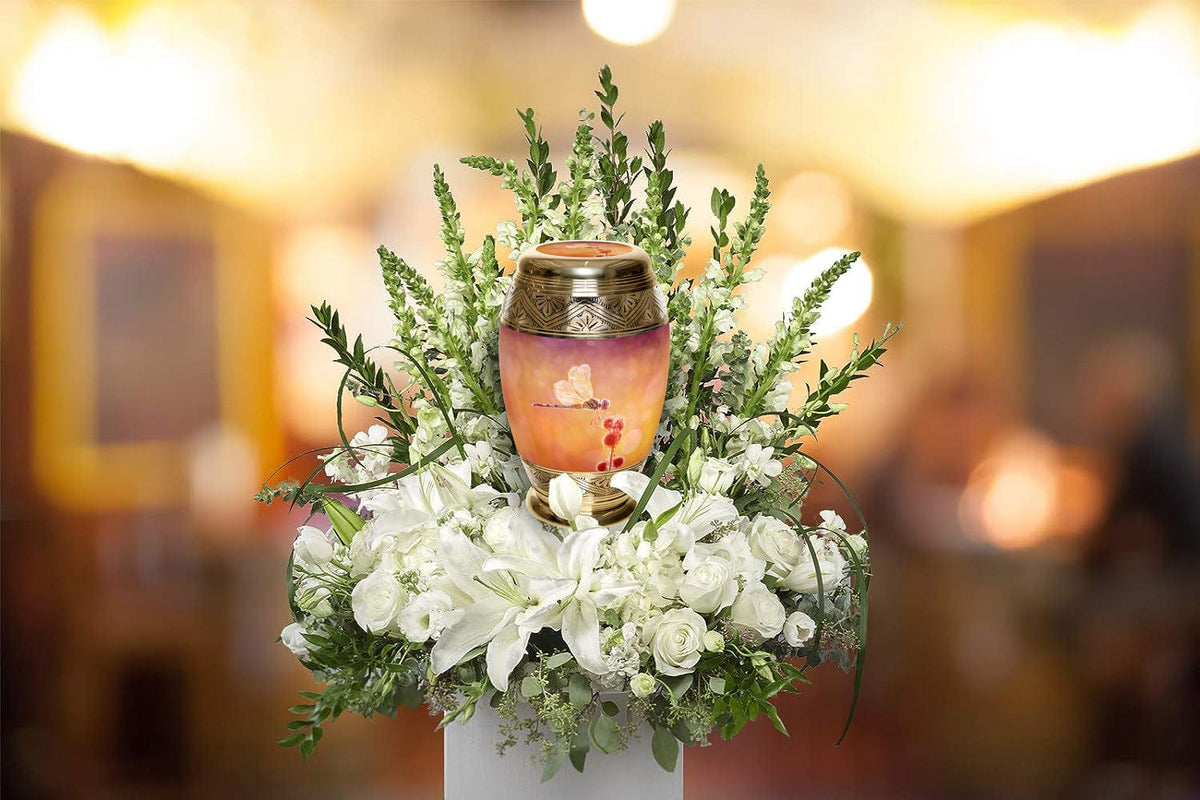 Commemorative Cremation Urns Home & Garden Dreamy Dragonfly Cremation Urns