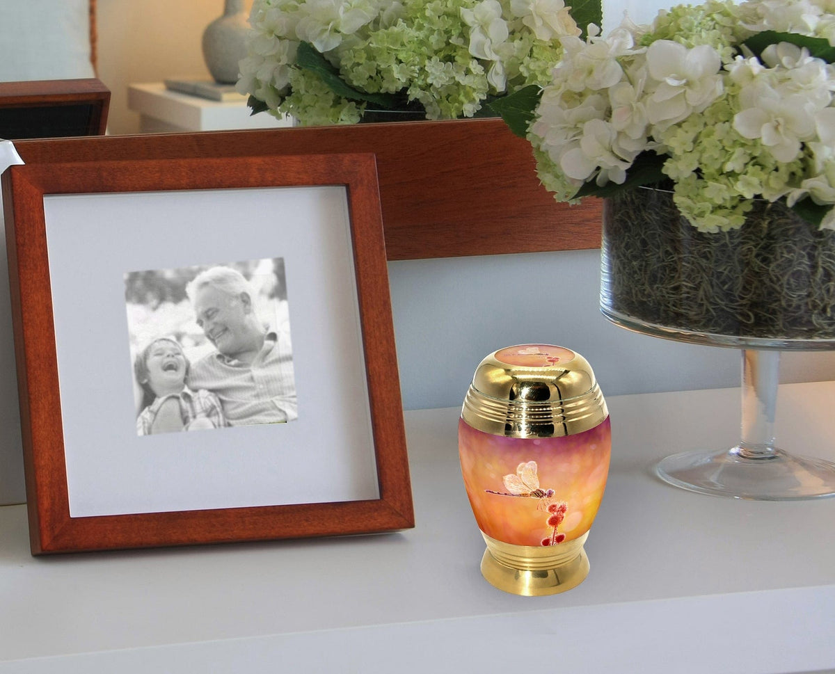 Commemorative Cremation Urns Home & Garden Dreamy Dragonfly Cremation Urns