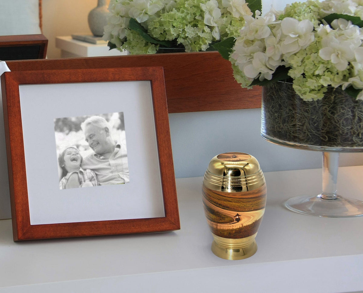 Commemorative Cremation Urns Highway to Heaven Motorcycle Cremation Urn