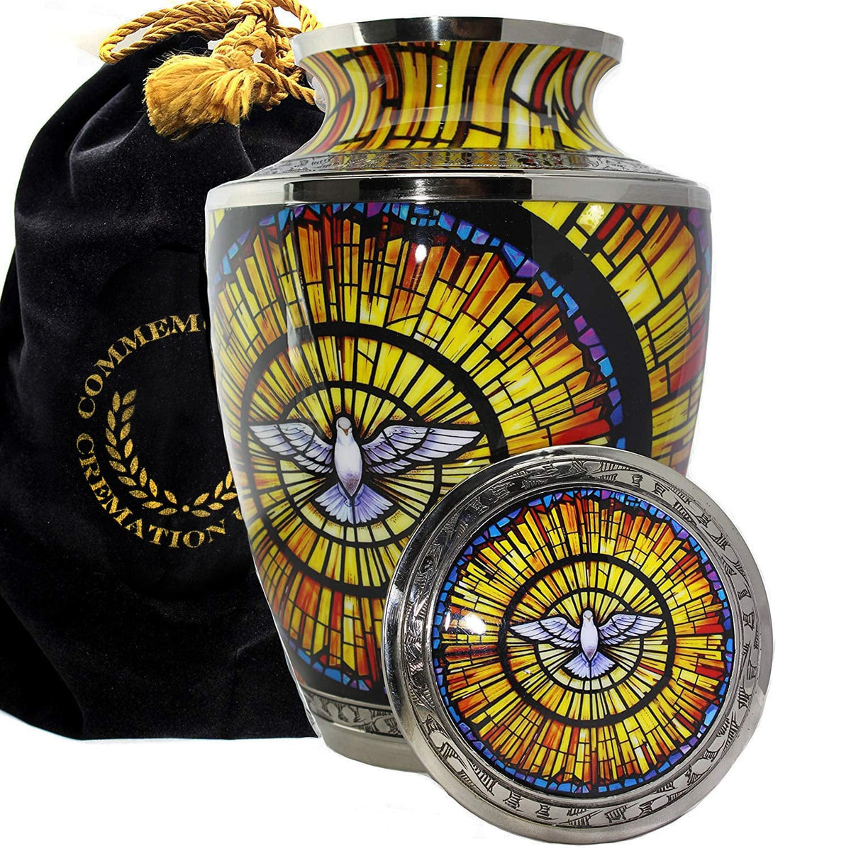 Commemorative Cremation Urns Home & Garden Holy Dove Cremation Urn