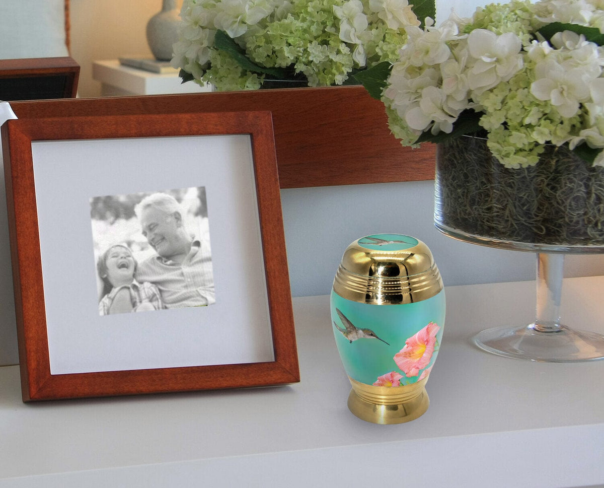 Commemorative Cremation Urns Hummingbird Cremation Urn