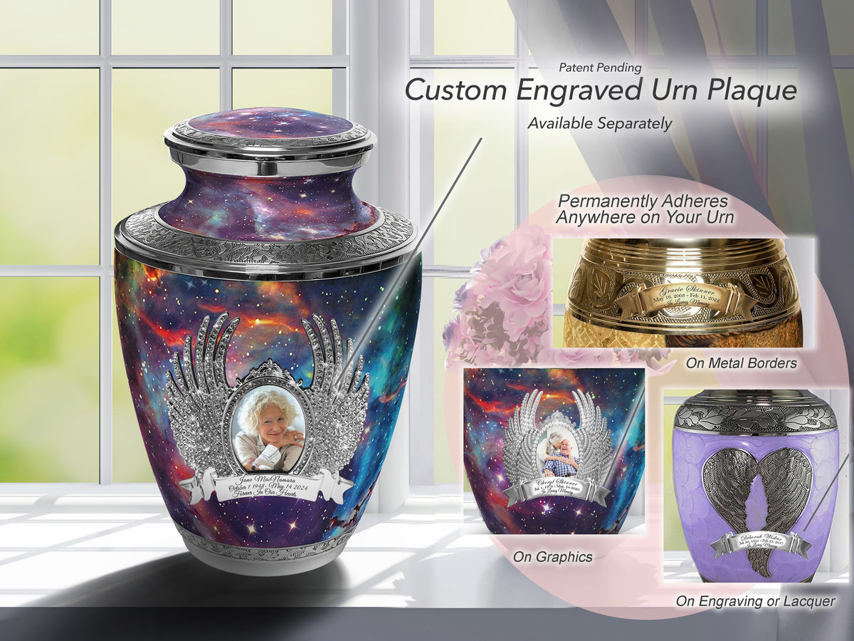 Cosmic Galaxy Extra Large Urn or Companion Urn – Extra Large Urns for Human Ashes | XL Urn & XXL Urn