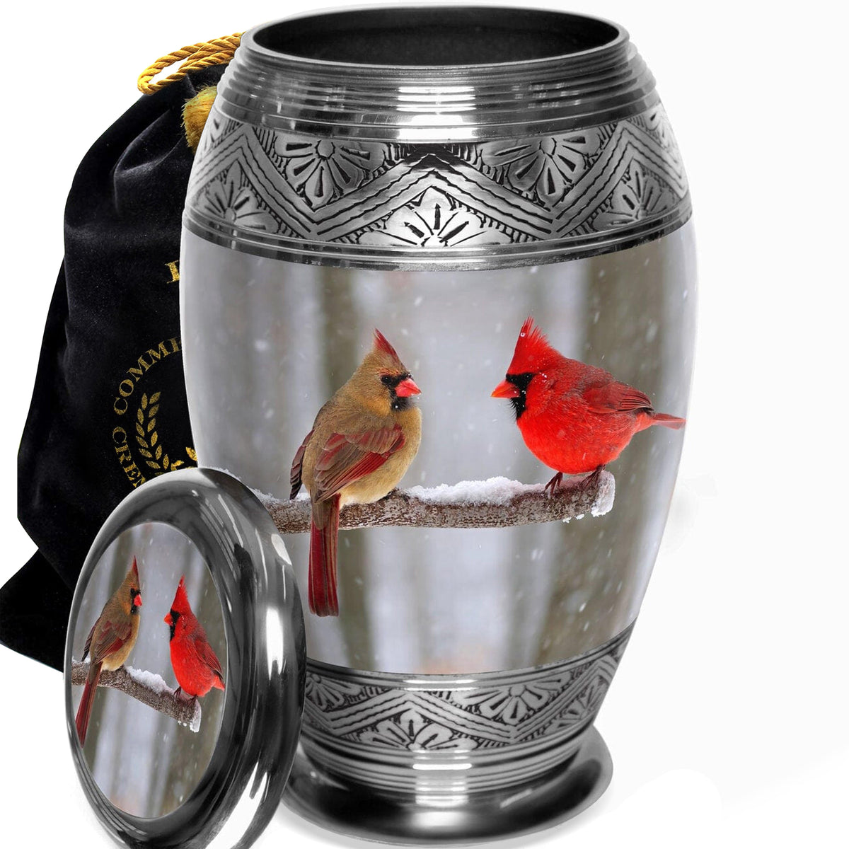 Commemorative Cremation Urns Cozy Cardinal Cremation Urns