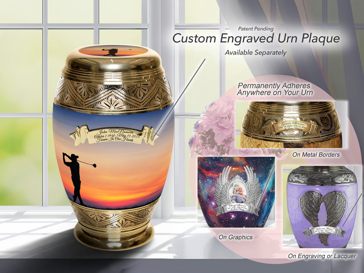 Commemorative Cremation Urns Fairway to Heaven Golf Cremation Urns