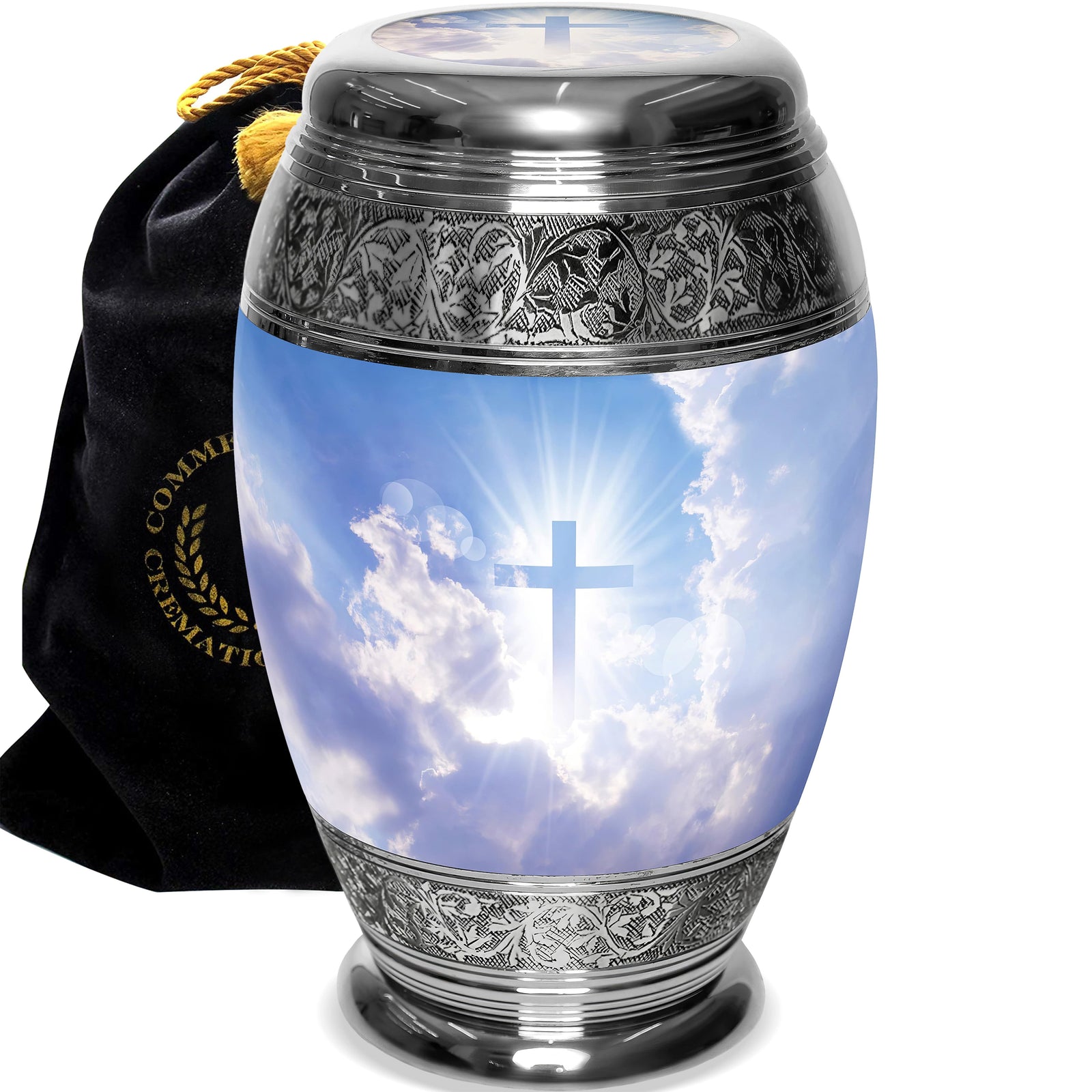 Commemorative Cremation Urns Heavenly Cross Cremation Urns