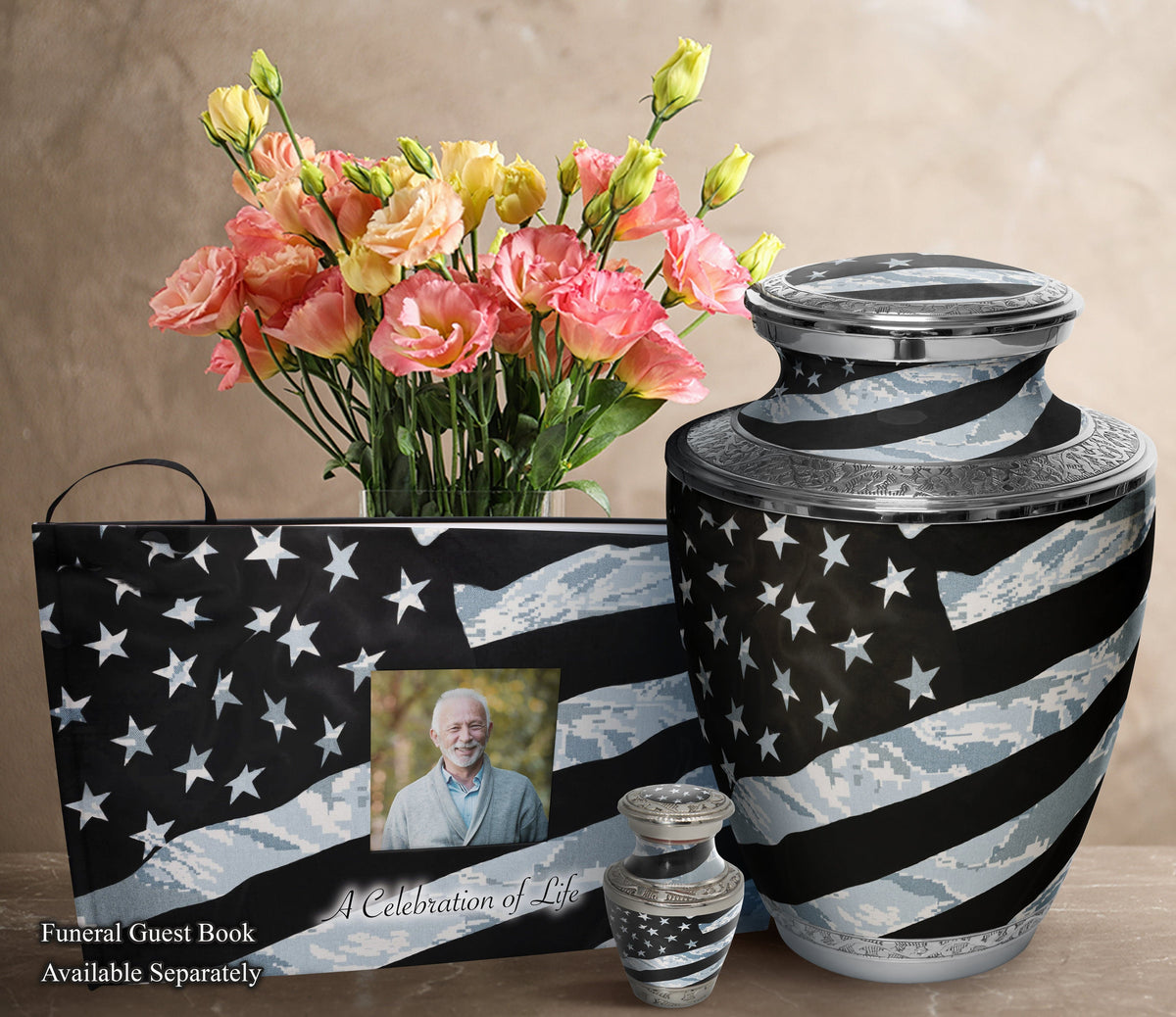 Commemorative Cremation Urns Home & Garden Air Force Tiger Stripe Flag Military Cremation Urns
