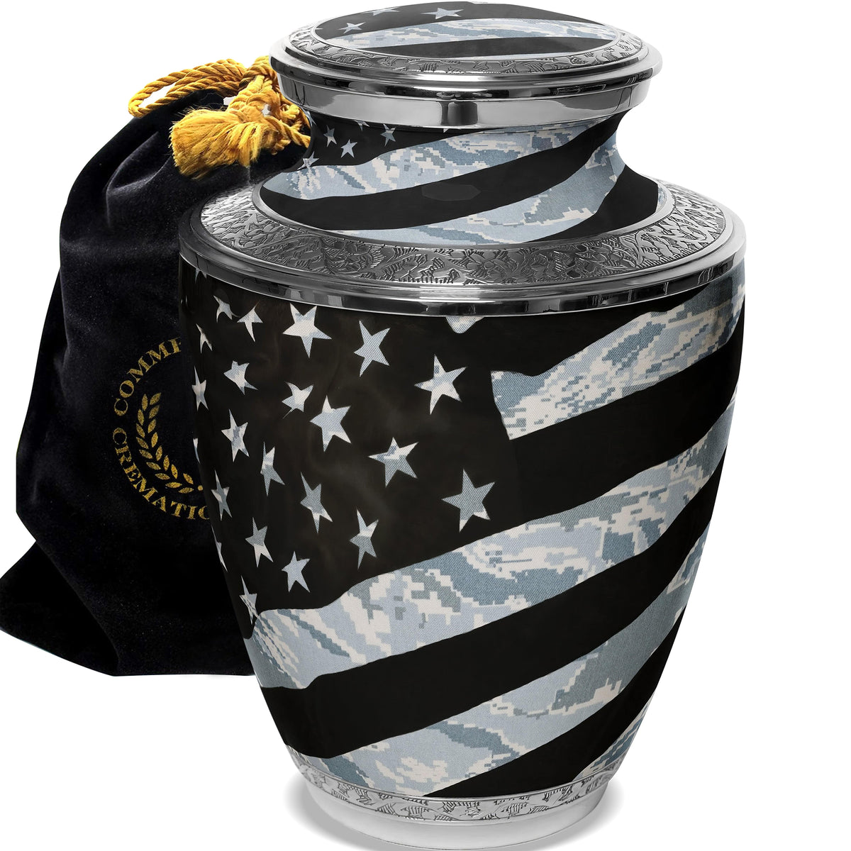 Commemorative Cremation Urns Home & Garden Air Force Tiger Stripe Flag Military Cremation Urns