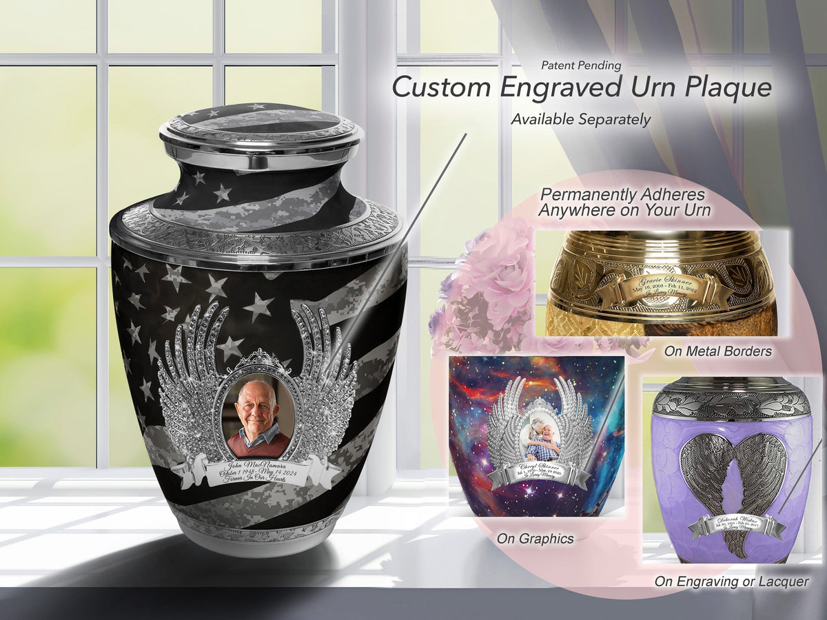 Commemorative Cremation Urns Home & Garden Army UCP Flag Military Cremation Urns