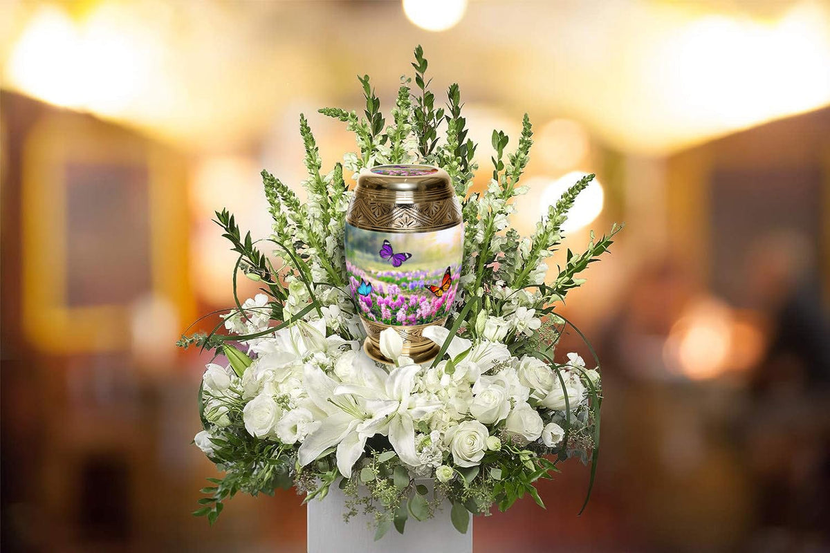 Commemorative Cremation Urns Home & Garden Blissful Butterflies Cremation Urns