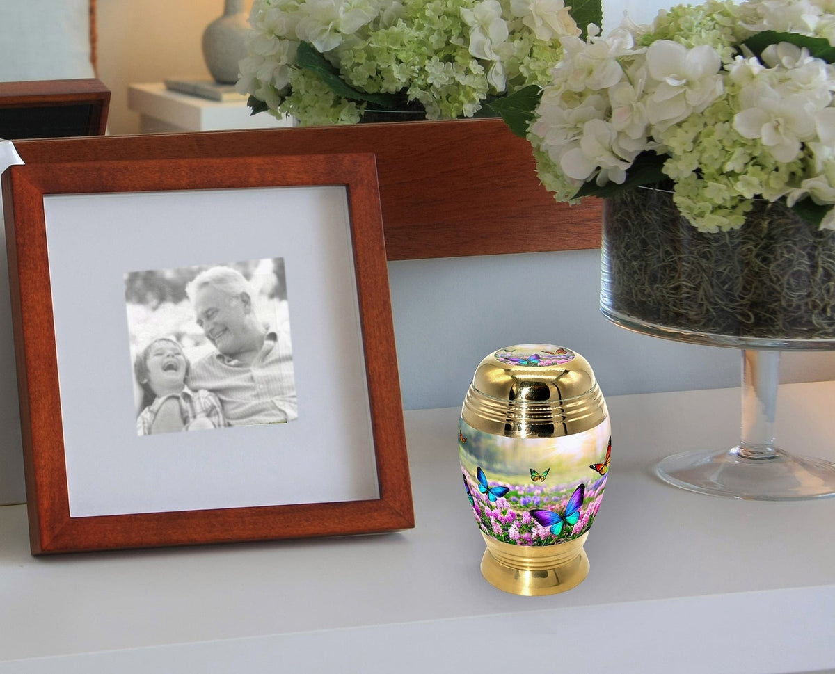 Commemorative Cremation Urns Home & Garden Blissful Butterflies Cremation Urns