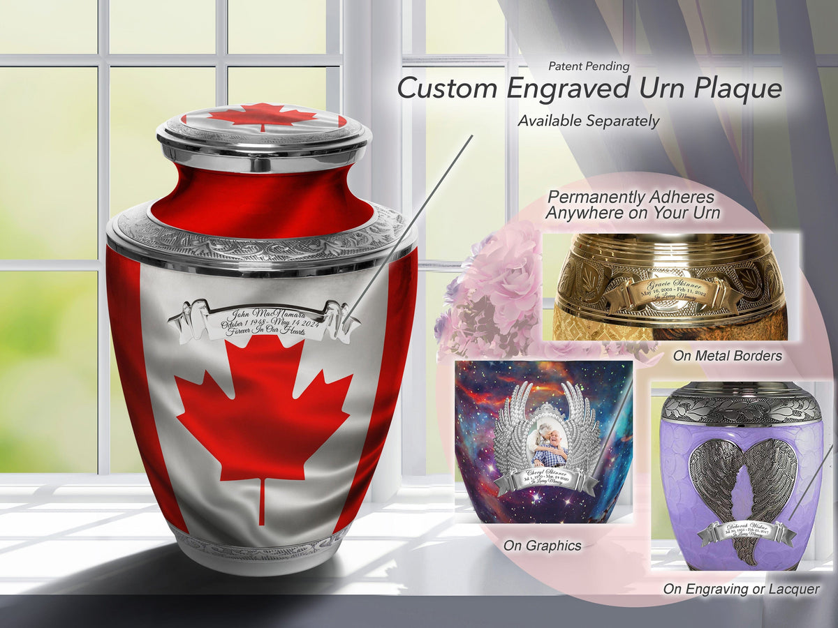 Commemorative Cremation Urns Home & Garden Canadian Flag Cremation Urns