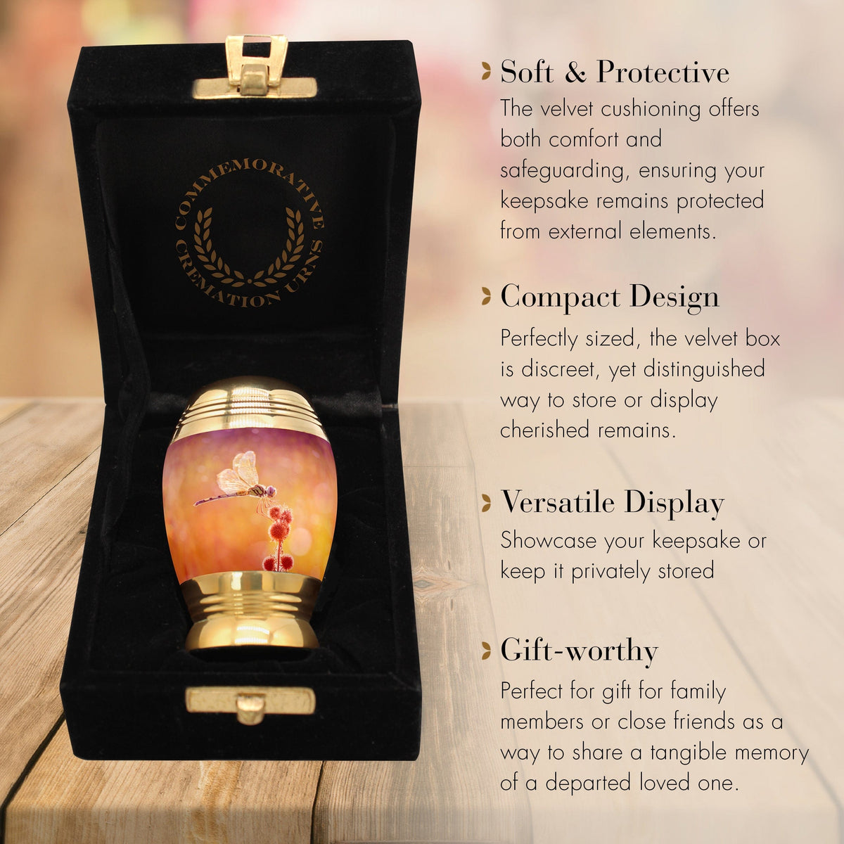 Commemorative Cremation Urns Home & Garden Dreamy Dragonfly Cremation Urns