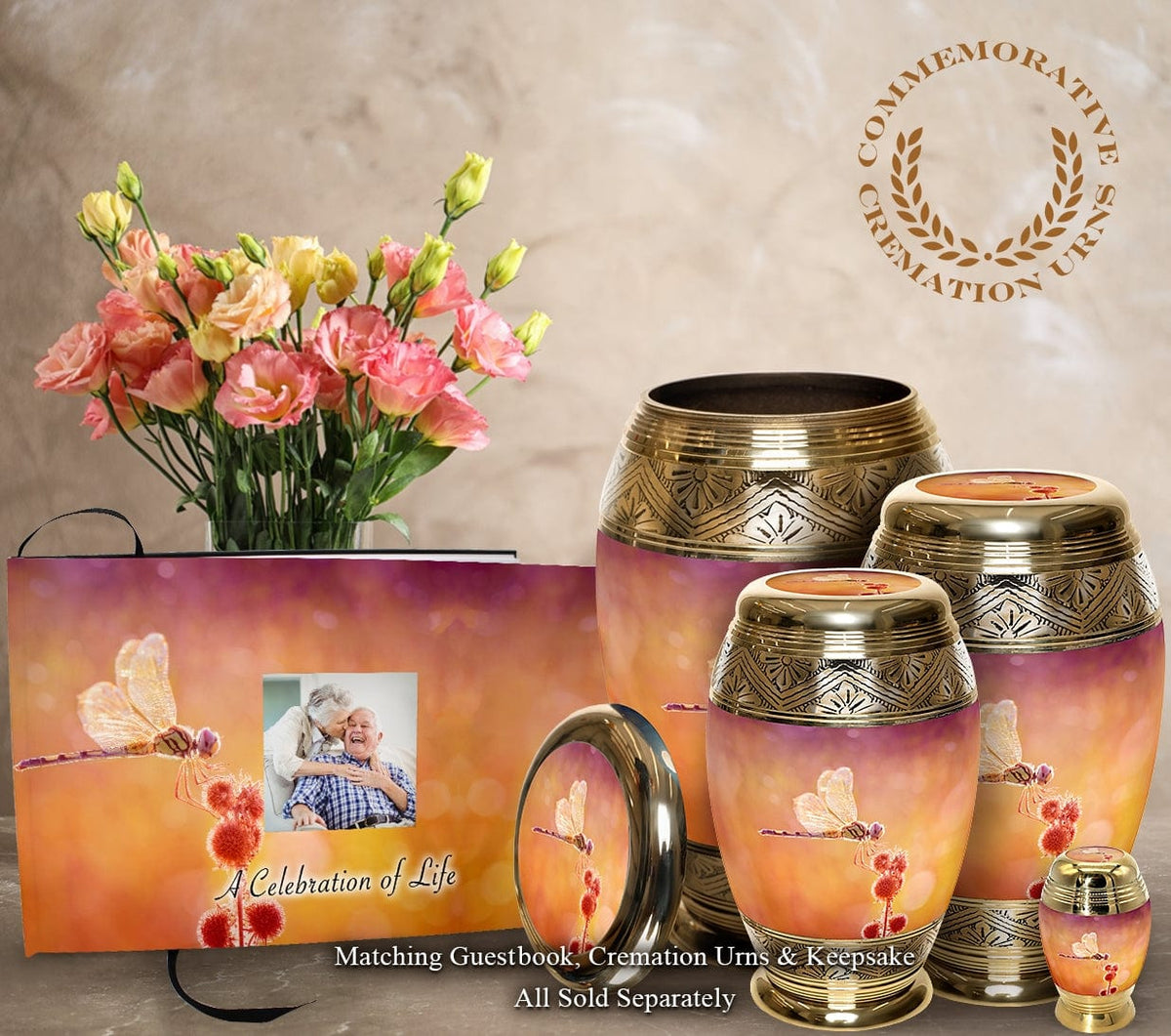 Commemorative Cremation Urns Home & Garden Dreamy Dragonfly Cremation Urns