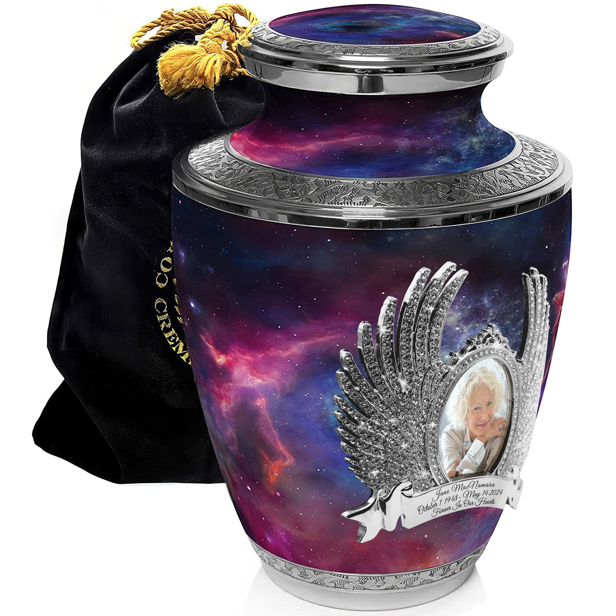 Commemorative Cremation Urns Home & Garden Interstellar Nebula Cremation Urns