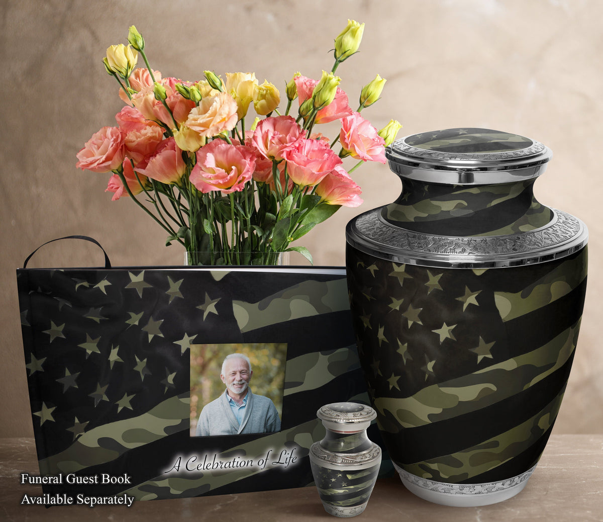 Commemorative Cremation Urns Home & Garden Traditional Camouflage Cremation Urns