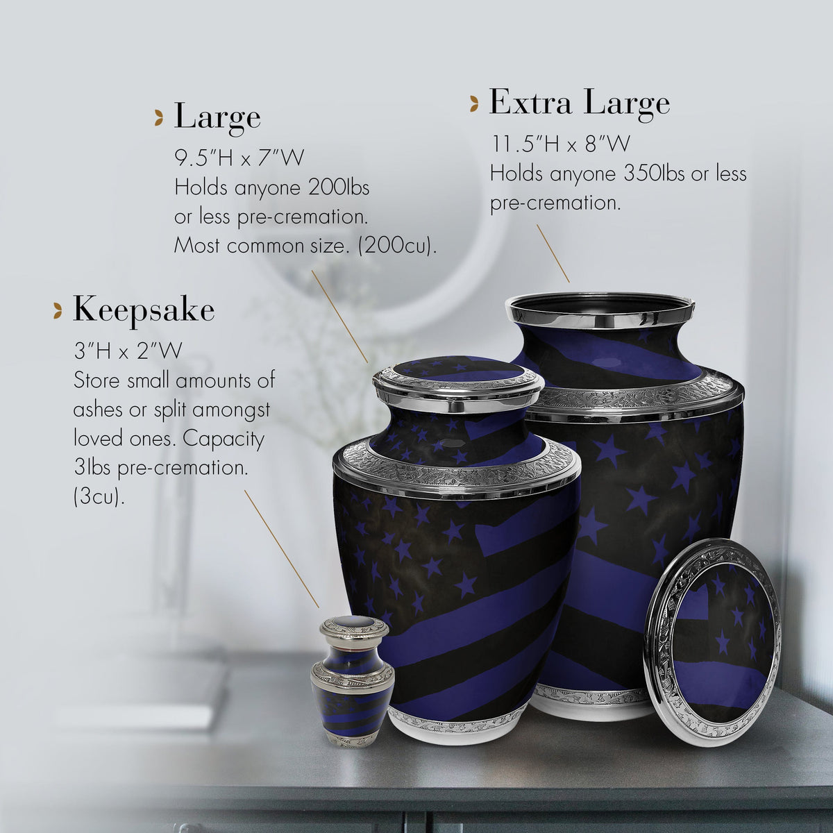 Commemorative Cremation Urns Home & Garden US Coast Guard Cremation Urns
