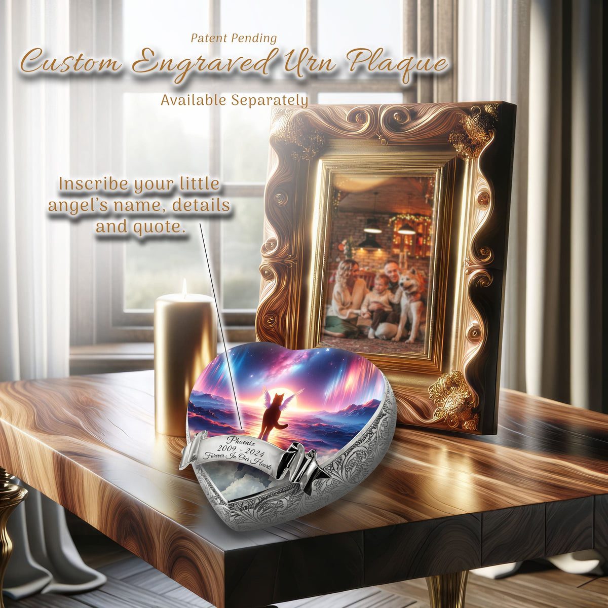 Eternal Elegance Cat Urns XXS Astral Aurora Cat Urn