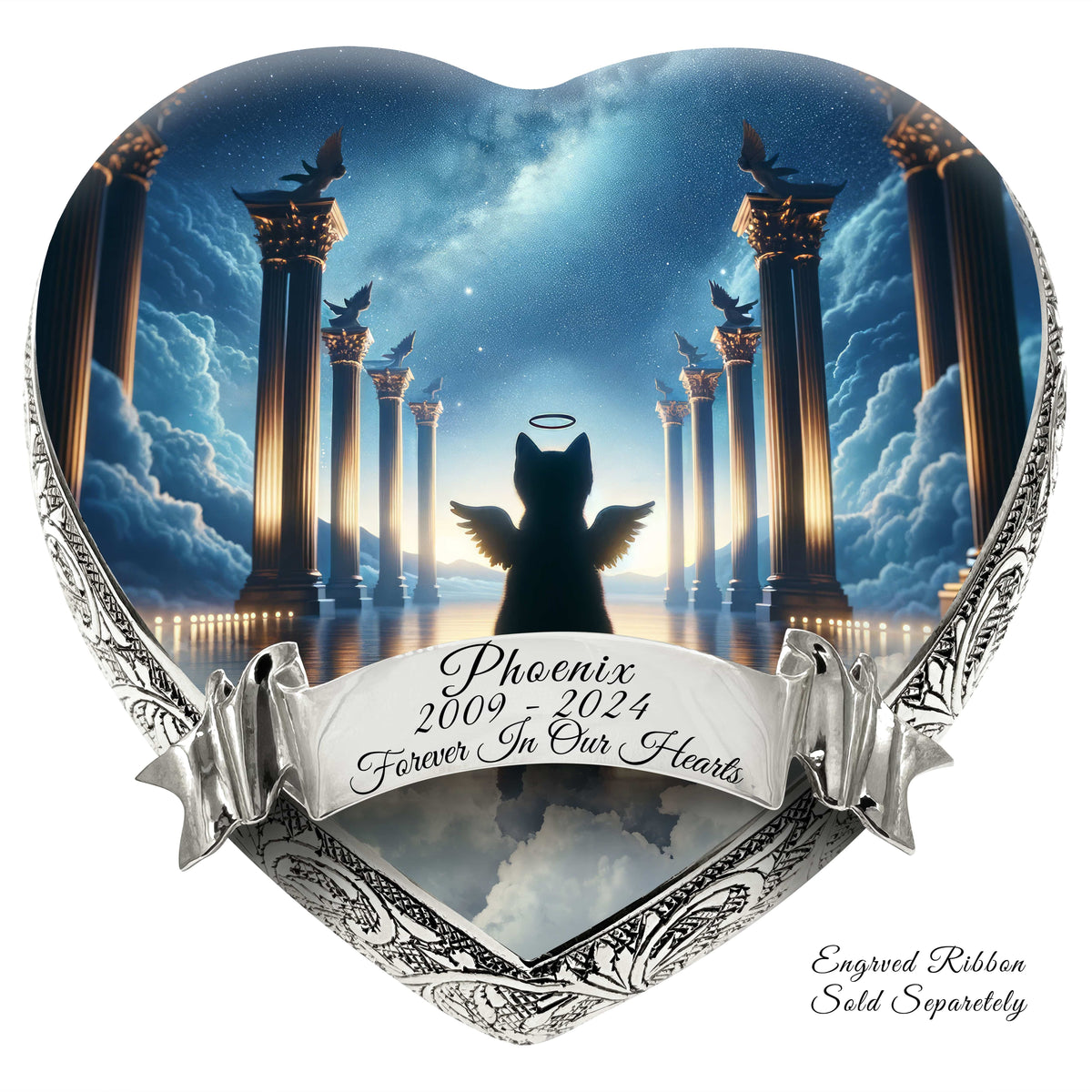 Eternal Elegance Cat Urns XXS Celestia's Charm Cat Urn
