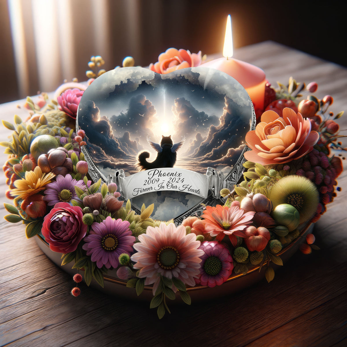 Eternal Elegance Cat Urns XXS Cosmic Chorus Cat Urn