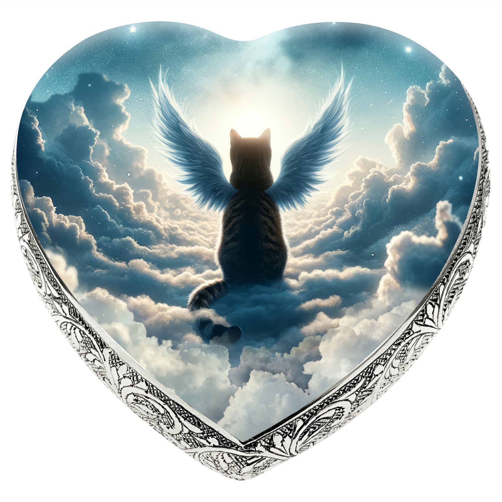 Eternal Elegance Cat Urns XXS Ethereal Eclipse Cat Urn