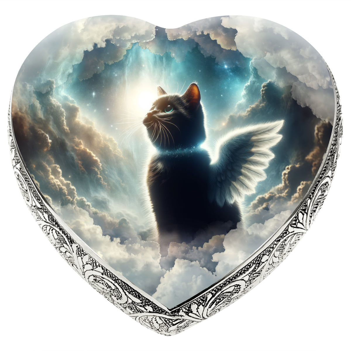 Eternal Elegance Cat Urns XXS Nebula Night Cat Urn