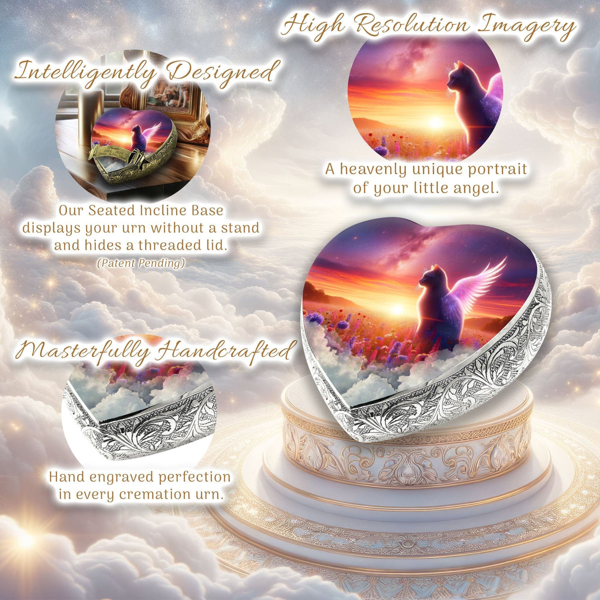 Eternal Elegance Cat Urns XXS Orion's Opulence Cat Urn