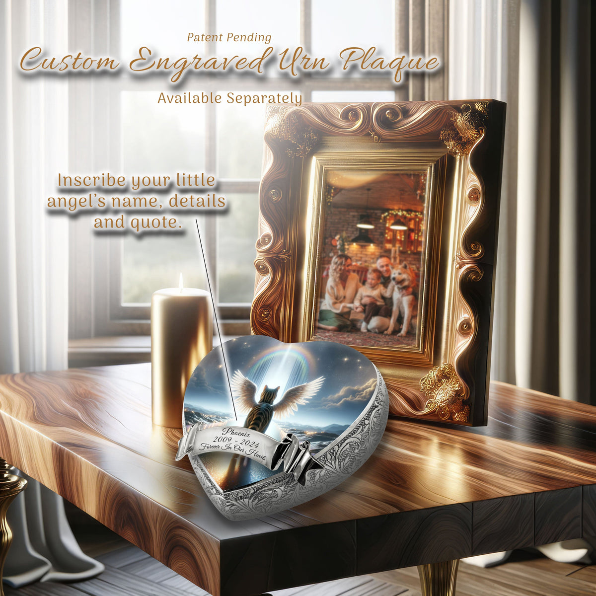 Eternal Elegance Cat Urns XXS Solar Symphony Bengal Cat Urn