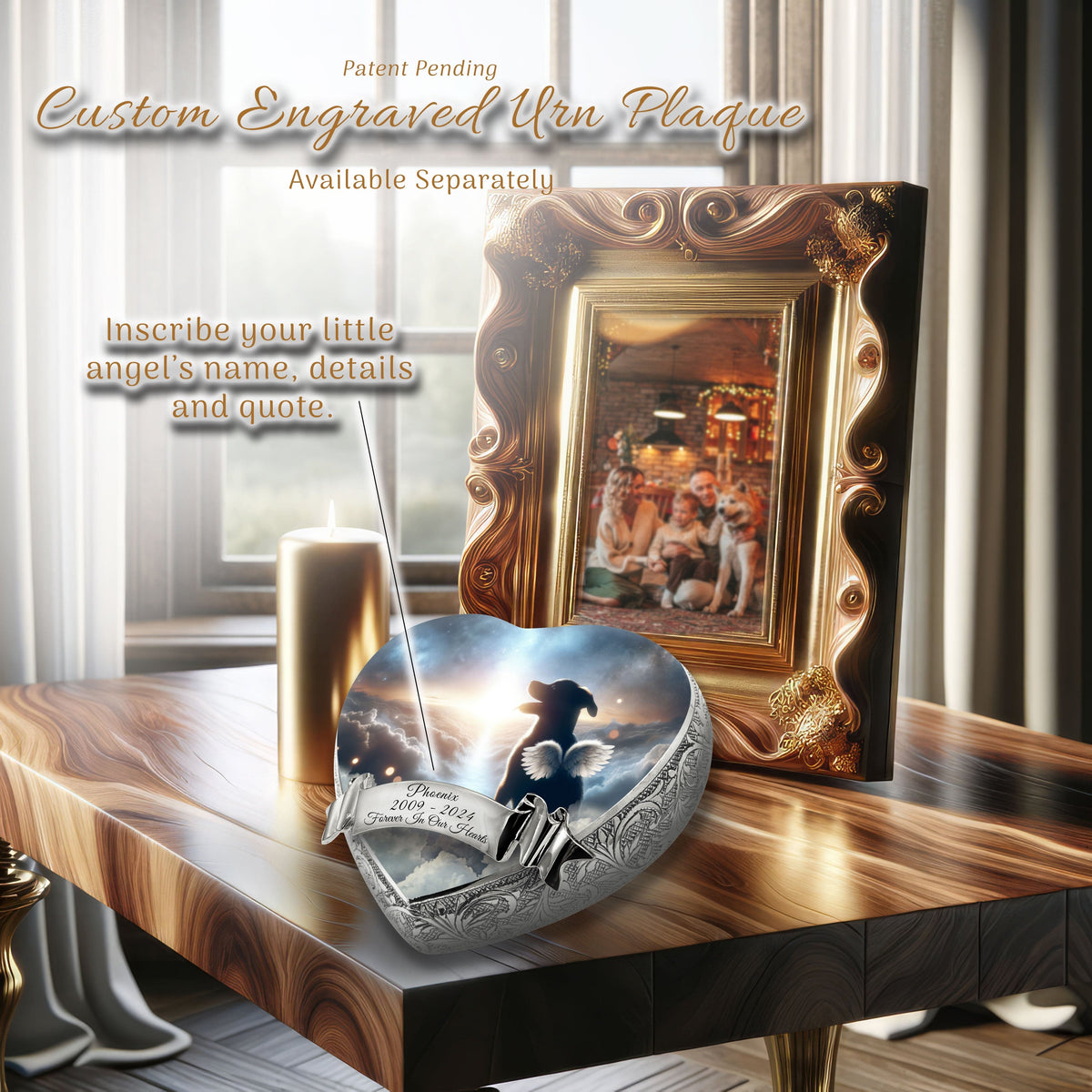 Eternal Elegance Dog Urns Any Breed - Twilight Haze Dog Urn