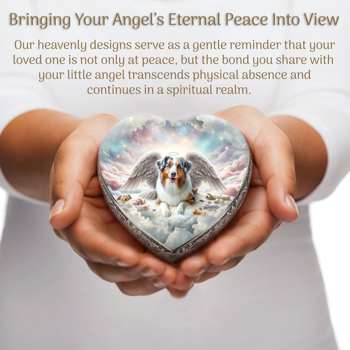 Eternal Elegance Dog Urns Australian Shepherd - Cosmic Fantasy Dog Urn