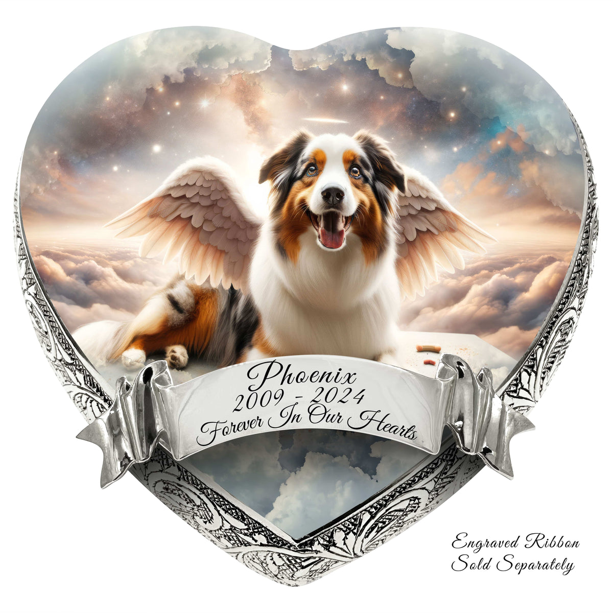 Eternal Elegance Dog Urns Australian Shepherd - Orion Shimmer Dog Urn