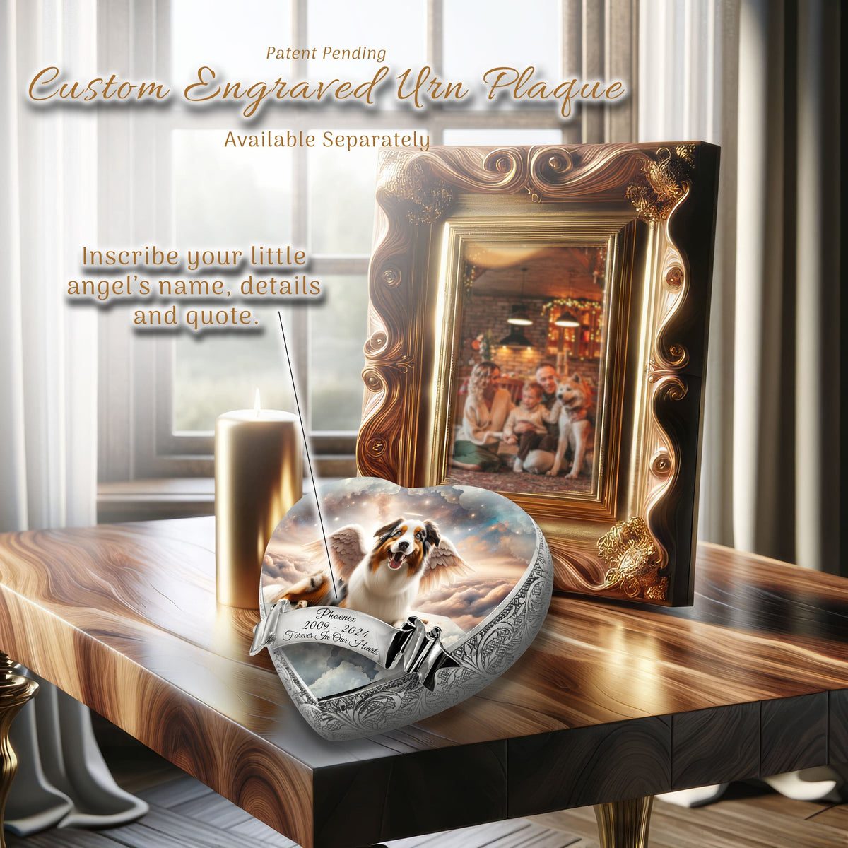 Eternal Elegance Dog Urns Australian Shepherd - Orion Shimmer Dog Urn