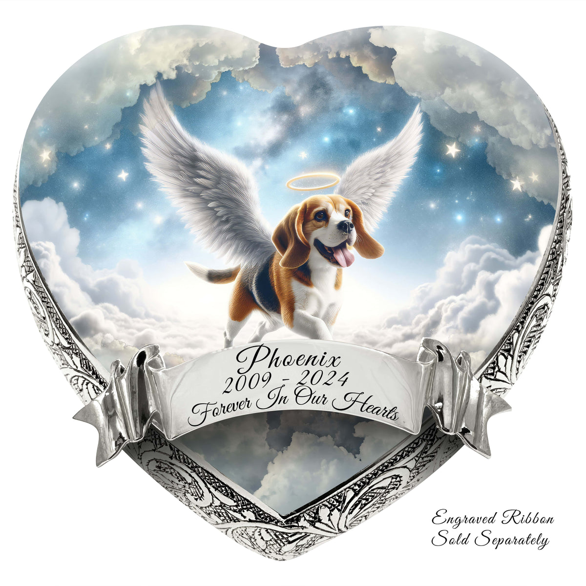 Eternal Elegance Dog Urns Beagle - Celestial Cascade Dog Urn