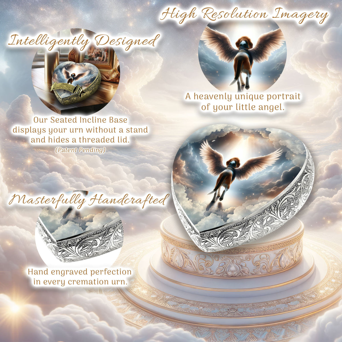 Eternal Elegance Dog Urns Beagle - Ether Elegance Dog Urn