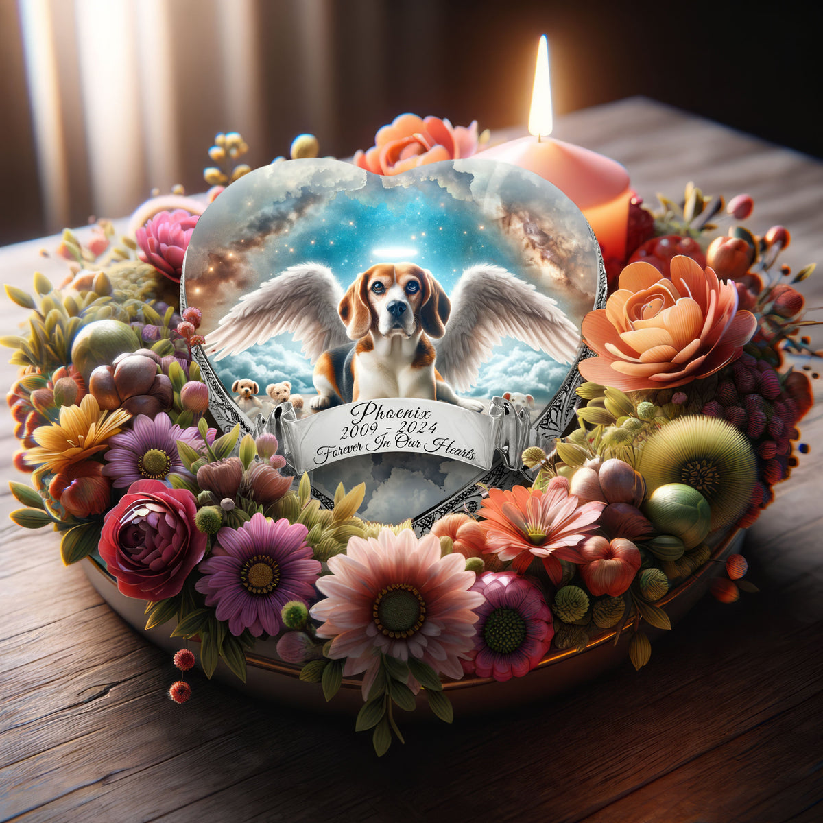 Eternal Elegance Dog Urns Beagle - Heavenly Splendor Dog Urn