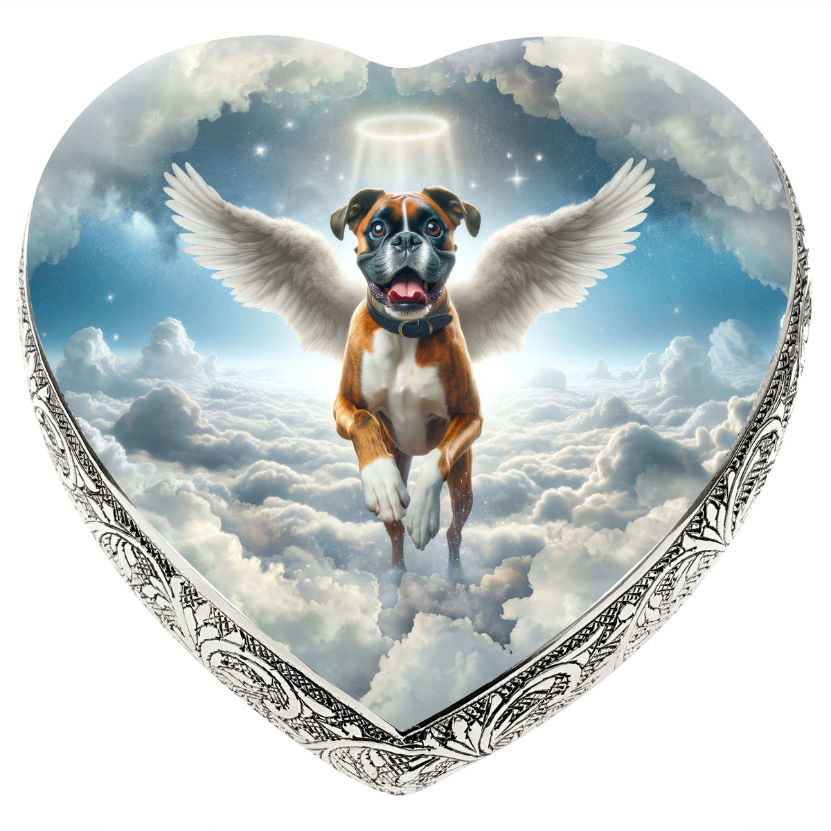 Eternal Elegance Dog Urns Boxer - Angelic Horizon Dog Urn