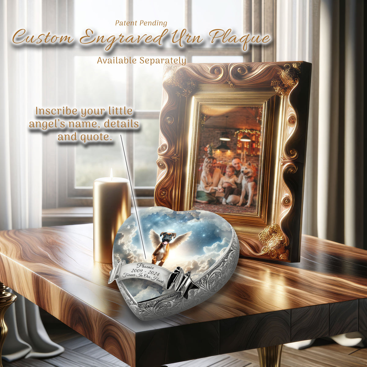 Eternal Elegance Dog Urns Boxer - Celestial Vision Dog Urn
