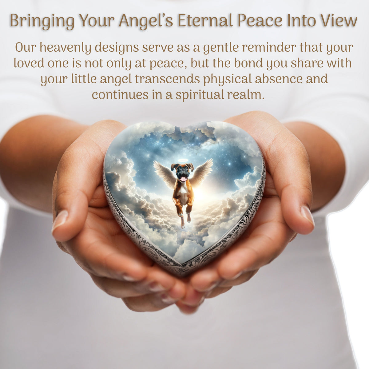 Eternal Elegance Dog Urns Boxer - Celestial Vision Dog Urn