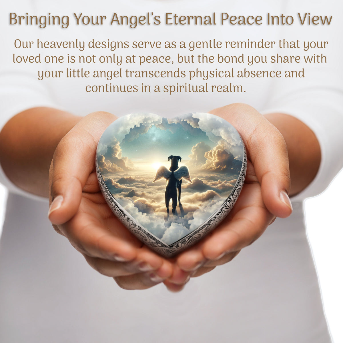 Eternal Elegance Dog Urns Boxer - Heavenly Panorama Dog Urn