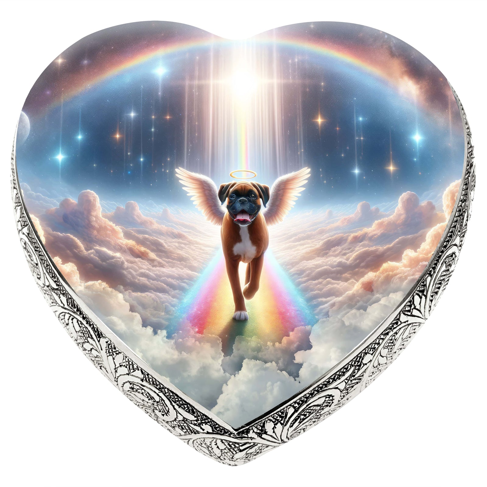 Eternal Elegance Dog Urns Boxer - Rainbow Bridge Dog Urn