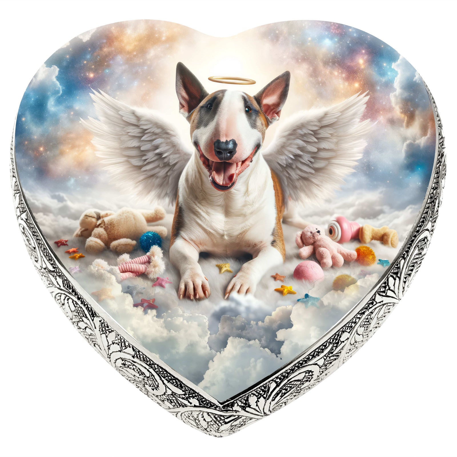 Eternal Elegance Dog Urns Bull Terrier - Cosmic Charm Dog Urn