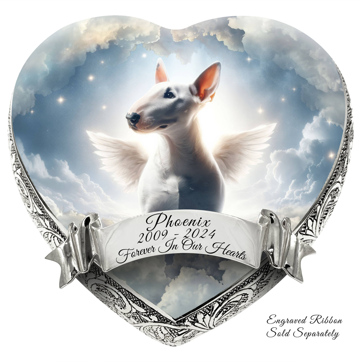 Eternal Elegance Dog Urns Bull Terrier - Cosmic Chorus Dog Urn
