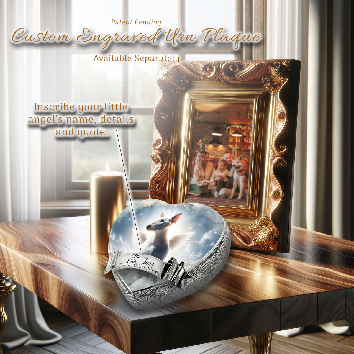 Eternal Elegance Dog Urns Bull Terrier - Cosmic Chorus Dog Urn