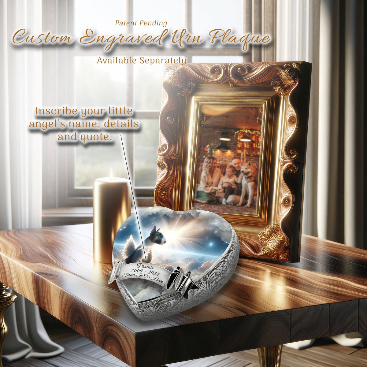 Eternal Elegance Dog Urns Bull Terrier - Nova Glow Dog Urn