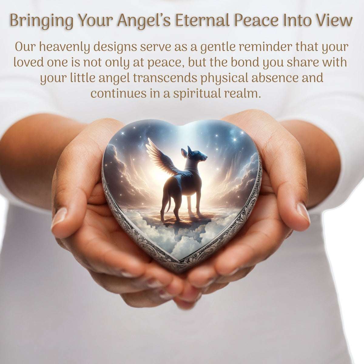 Eternal Elegance Dog Urns Bull Terrier - Starry Soiree Dog Urn