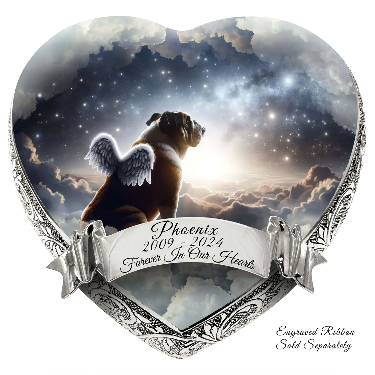 Eternal Elegance Dog Urns Bulldog - Aurora Allure Dog Urn