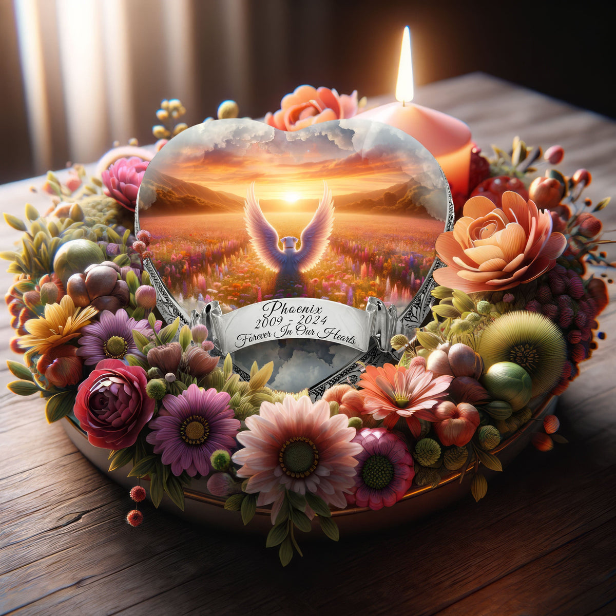 Eternal Elegance Dog Urns Bulldog - Divine Skyscape Dog Urn