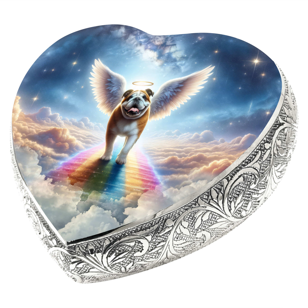 Eternal Elegance Dog Urns Bulldog - Rainbow Bridge Dog Urn