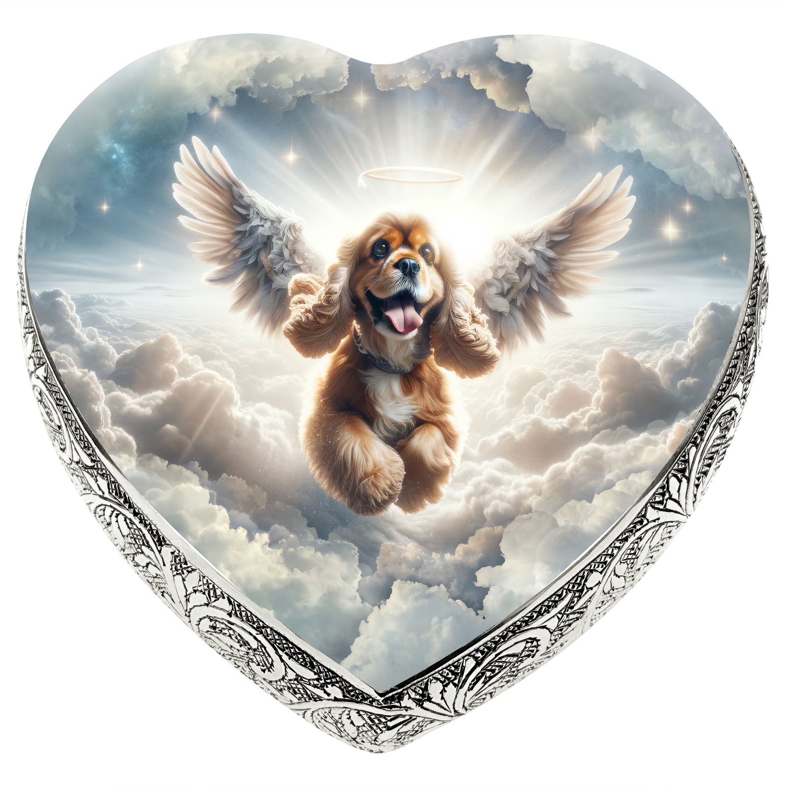Eternal Elegance Dog Urns Cocker Spaniel - Celestial Whisper Dog Urn