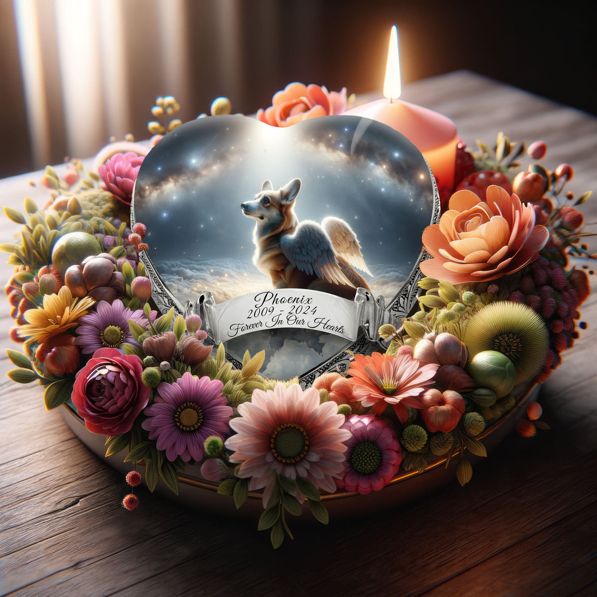 Eternal Elegance Dog Urns Corgi - Angel's Aura Dog Urn