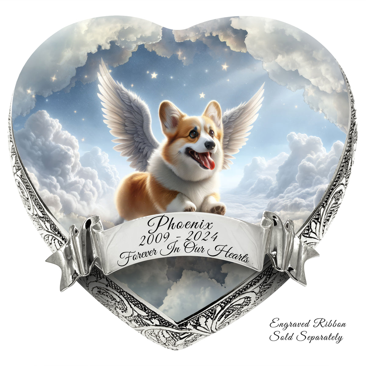 Eternal Elegance Dog Urns Corgi - Celestial Splendor Dog Urn